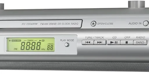 Cabinet Kitchen CD Clock Radio ICF-CDK50