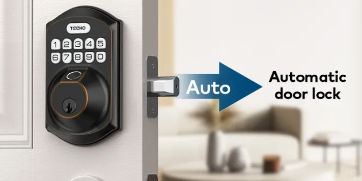 Keypad Deadbolt Fingerprint TE002 Instructions