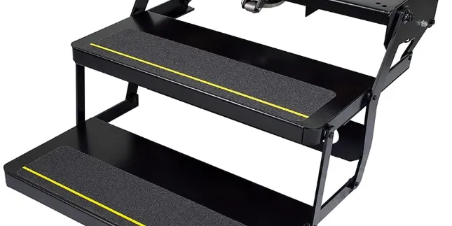 372261 Lippert Double Tread Electric RV Steps