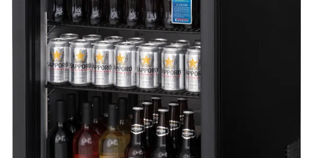 Glass Door Back Bar cooler EBB23G