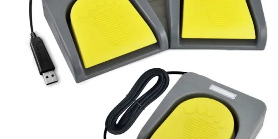 USB Triple Foot Switch Control Pedal