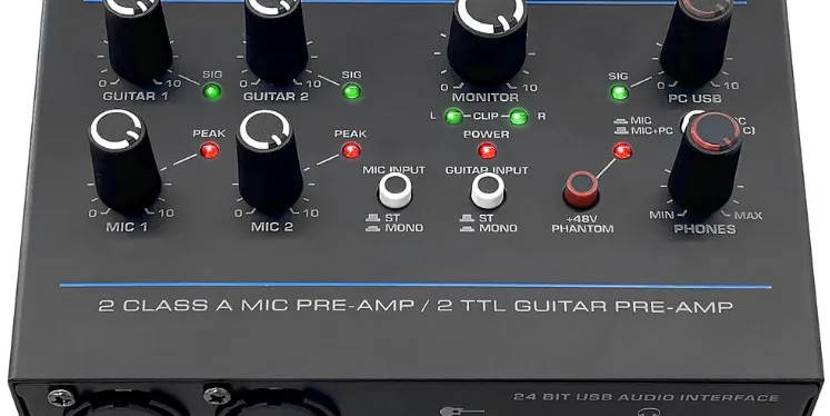 Professional USB Audio Interface PMUX6