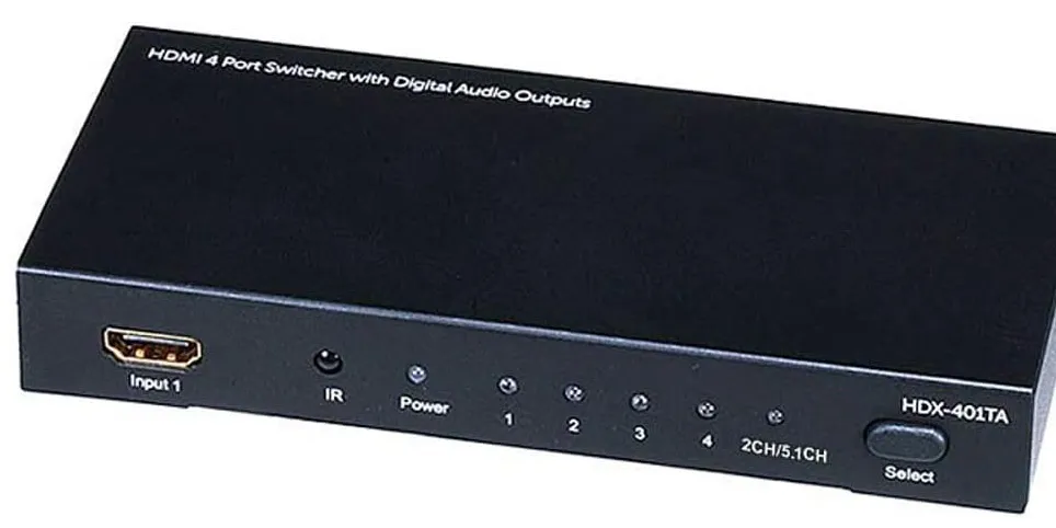 HDMI 4 Ports Switcher Audio Output