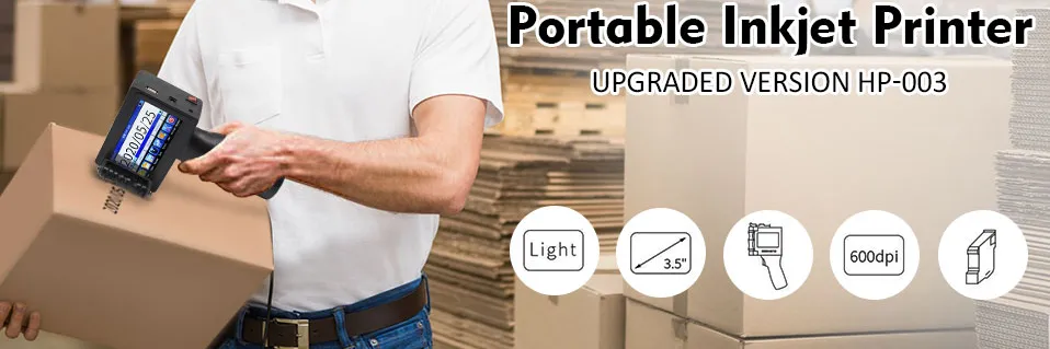 Settings & Features: Hp 003 handheld inkjet printer User Manual