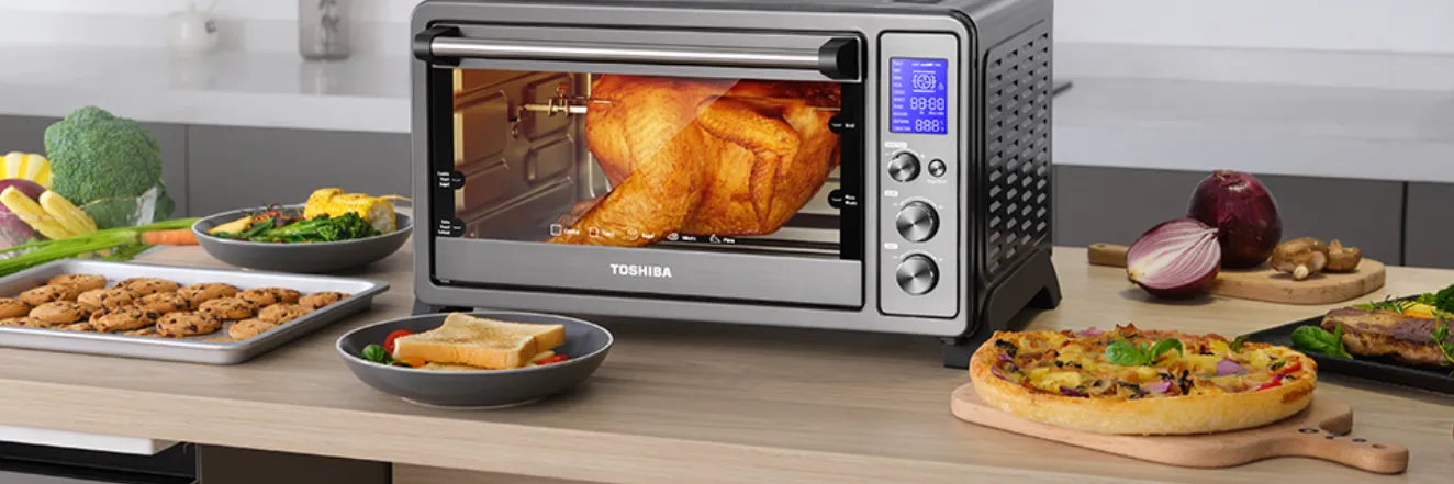 Toshiba Digital Toaster Oven AC25CEW-SS Guide | Specs & Functions