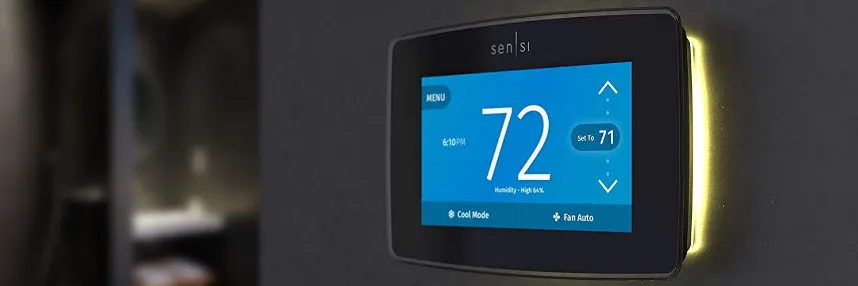 Configure & Setup: Sensi Touch 2 smart thermostat RS01-SG Setup Guide
