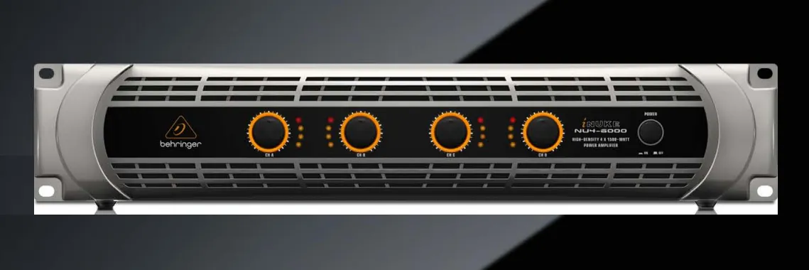 Behringer INUKE NU4-6000 Power Amplifier User Guide | Operations & Specs