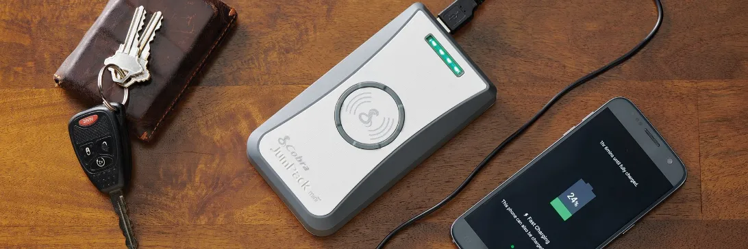 How to Charge: Cobra Mini Jumpack CPP8500 User Manual | Specs & Features