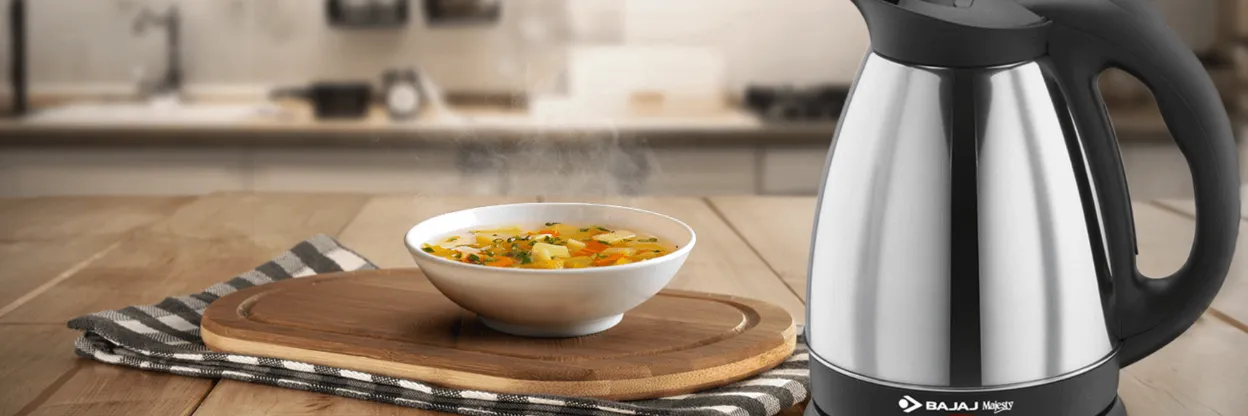 How to Use: Bajaj Majesty Cordless Kettle KTX15 User Manual