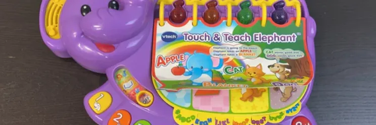 Vtech Touch & Teach Elephant learning toy Manual User Manual