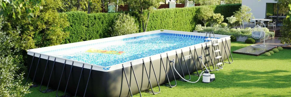 Intex XTR Rectangular Pool Owner Manual | Setup Instructions