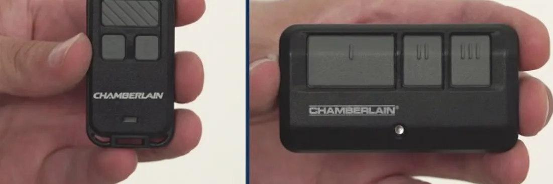 Chamberlain 3-button Remote Controls 956evc Manual