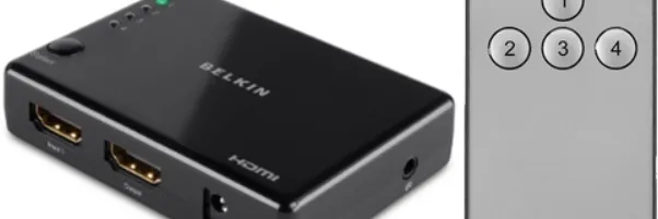 Belkin 4-Way HDMI Switch Remote AV10117 User Guide