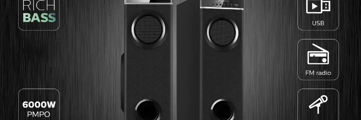 Philips Tower Speakers SPA9060B User Manual