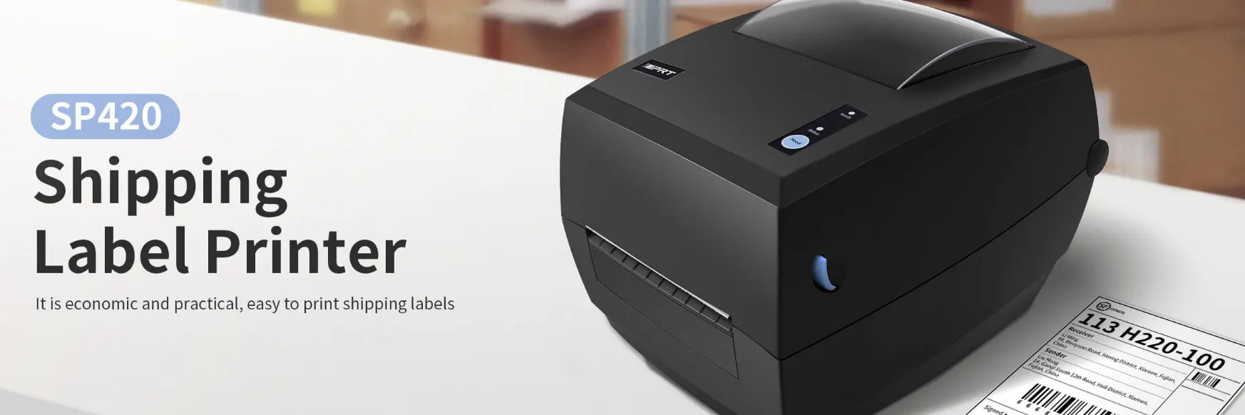 Idprt Shipping Label Printer SP420 User Manual | Installation Instructions