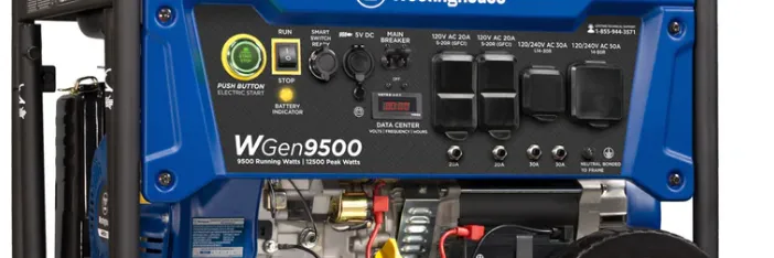 Features & Specifications: Westinghouse Portable Generator WGen9500 User Manual