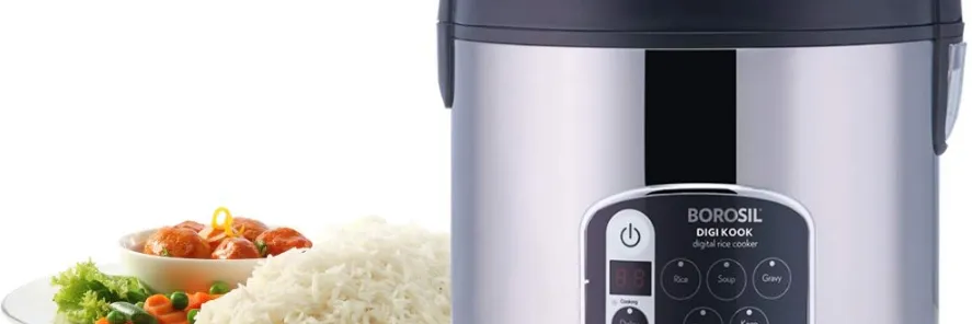 Borosil Rice Cooker & Steamer BRC18LDSS11 Instruction Manual