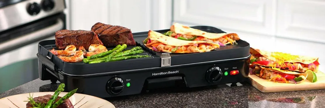 How to Use: Hamilton Beach Griddle 3 in 1 Electronic Indoor Grill User Guide