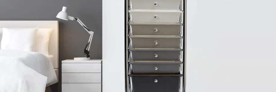 Seville Classics 8-Drawer Storage Cart WEB493 User Guide