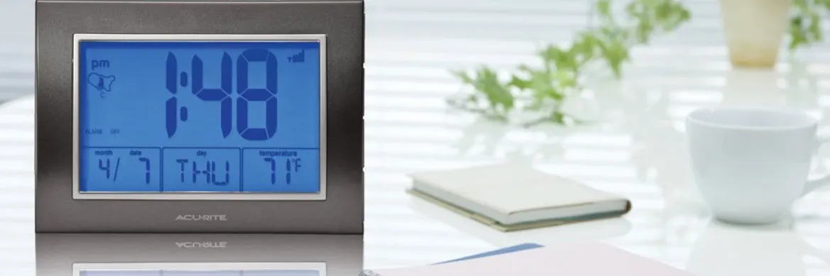 Acurite Atomic Alarm Clock 13131W2 Instruction Manual