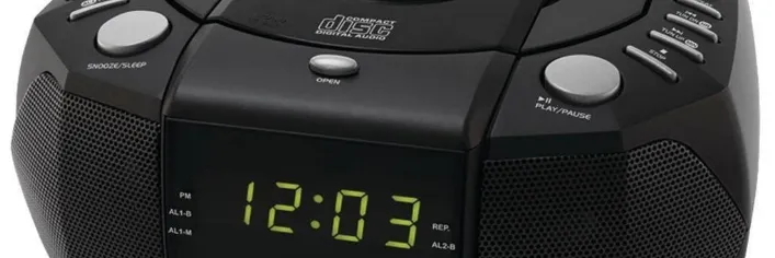 Jensen FM Alarm Clock Radio CD Player JCR-310 User Manual