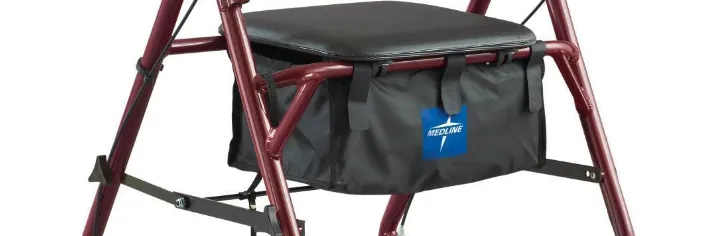 Medline Steel Rollator Knockdown Rolling Walker User Guide