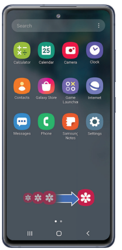 Samsung S20 FE 5G G781U-Drag and drop