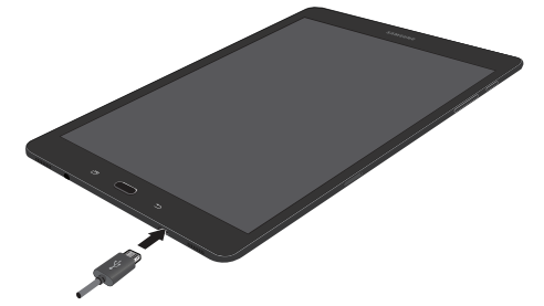 Samsung Tab S2 T810-Charge the Battery