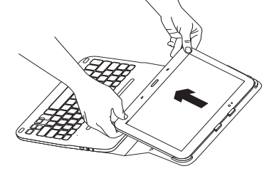 Logitech Ultrathin Tab Keyboard Folio-Detaching your tablet B
