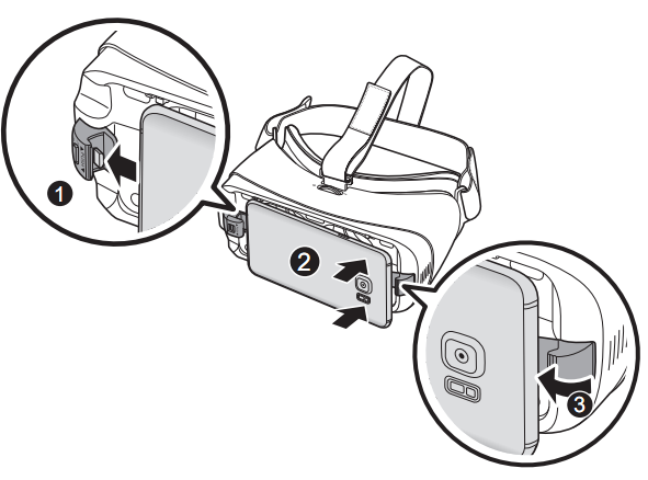 Samsung SM-R323 Gear VR-Connecting the Mobile Device A
