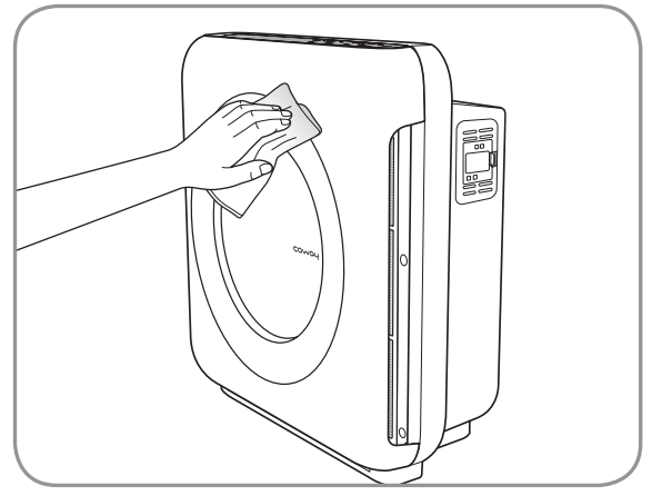 coway_air_purifier_ap-1512hh-cleaning_the_product_body.png