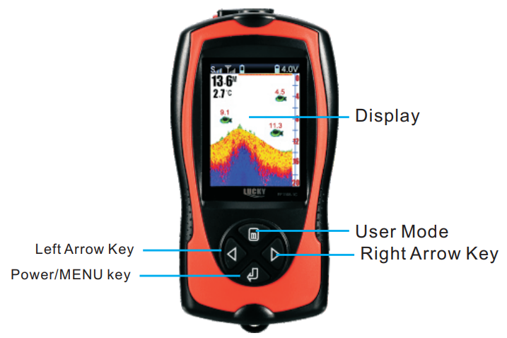 lucky_wireless_fish_finder-ff1108-1cwla-powering_on_and_off.png