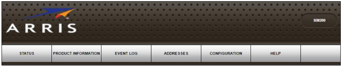 arris_surfboard_sb8200_docsis_3.1_cable_modem.menu_buttons_and_links.png