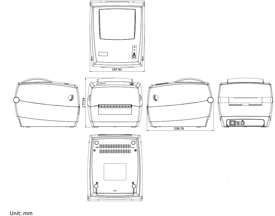 dimension_idprt_shipping_label_printer_sp420.png