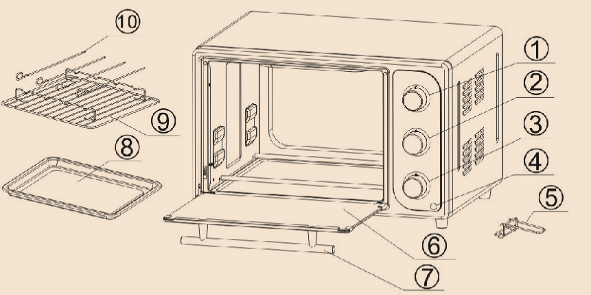 general_description_of_lifelong_oven_griller_llot23.png