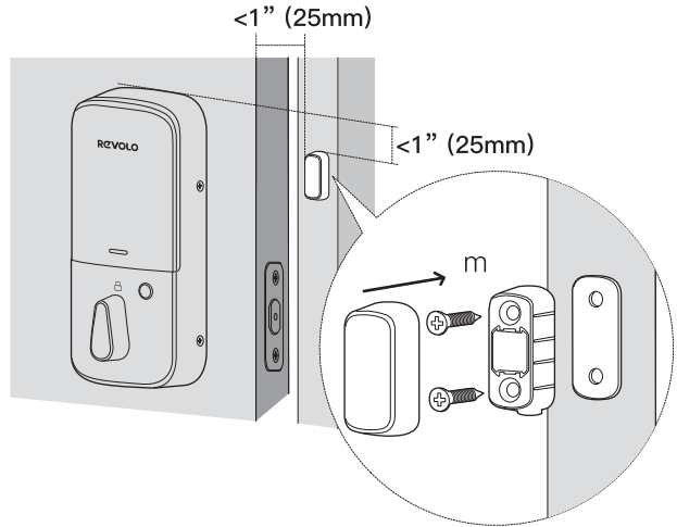 installing_door_sensor_irevolo_wifi_smart_keypad_lock.png