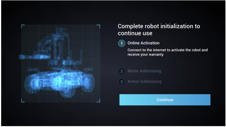 activating_the_robot_dji_robomaster_ep_core_robot.png