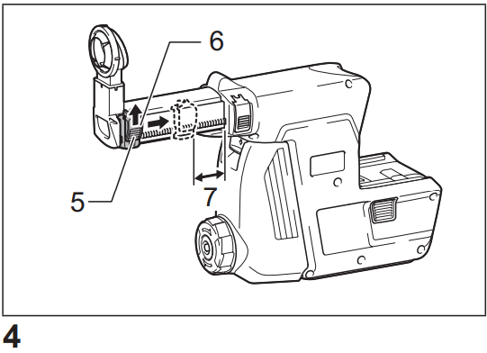 setting_the_drilling_depth_(depth_gauge)_makita_dust_collection_system_dx06.png