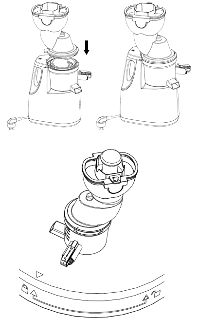 assembling_the_juicer_of_glen-230v-electric_slow_juicer_gl-4018.png