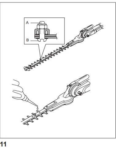 adjusting_the_blade_clearance_makita_hedge_trimmer_en401mp.png