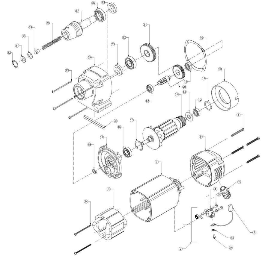 hb350_motor_parts_makita_magnetic_drilling_machine_hb350.png