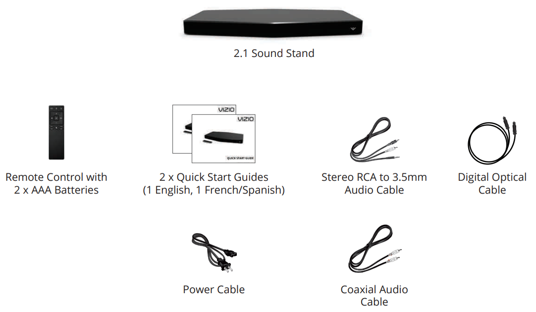 package_contents_vizio_2.1_soundbar_stand_with_remote_ss2521-c6.png