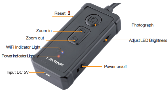 function_introduction_of_llimink_5.0mp_endoscope_camera.png