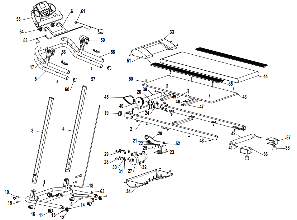 exploded_view_pyle_serenelife_digital_treadmill_slftrd18.png