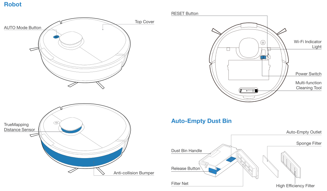 Ecovacs Vacuum & Mop Robot Deebot N8+-PACKAGE-A