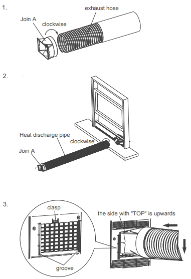 installing_exhaust_hose_tosot_portable_air_conditioner_btu-gpc06ak.png