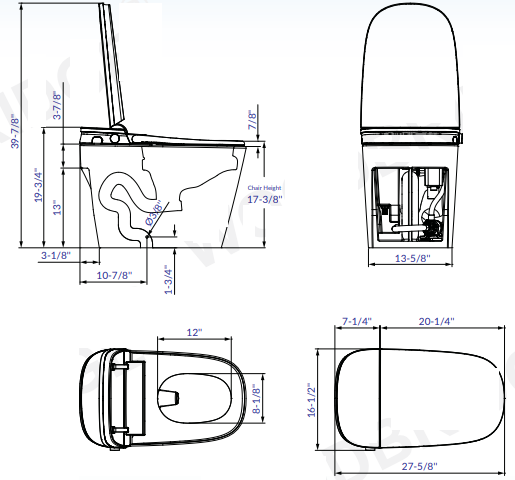 technical_drawing_woodbridge_electronic_bidet_toilet_b0930s.png