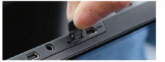WOLEBOX Mirror Dash Camera G840S-Installing a Memory Card