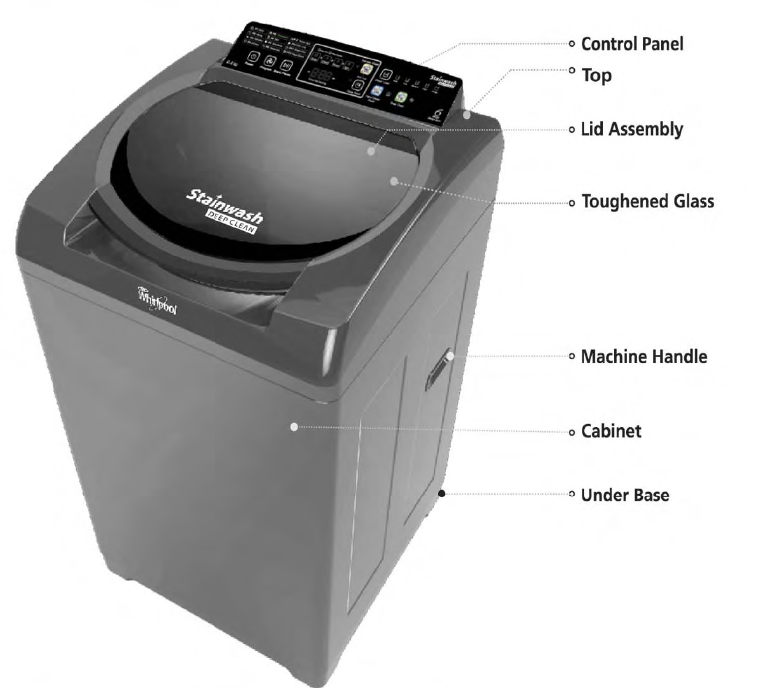 Whirlpool Stainwash Washing Machine W10795860-FEATURES