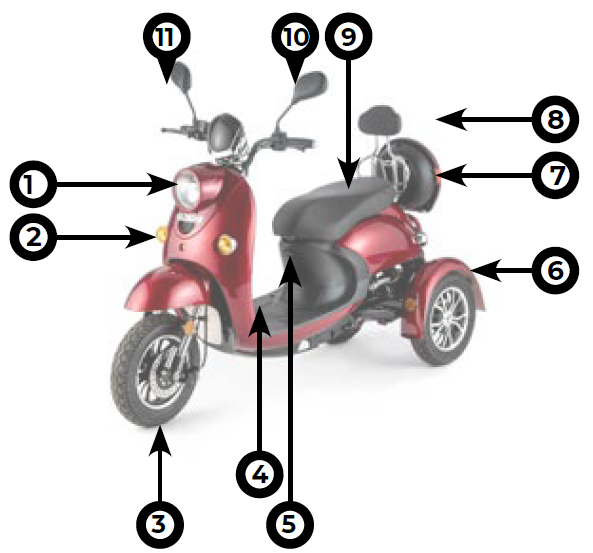 Veleco Luxury Electric Scooter ZT63-First contact with the scooter